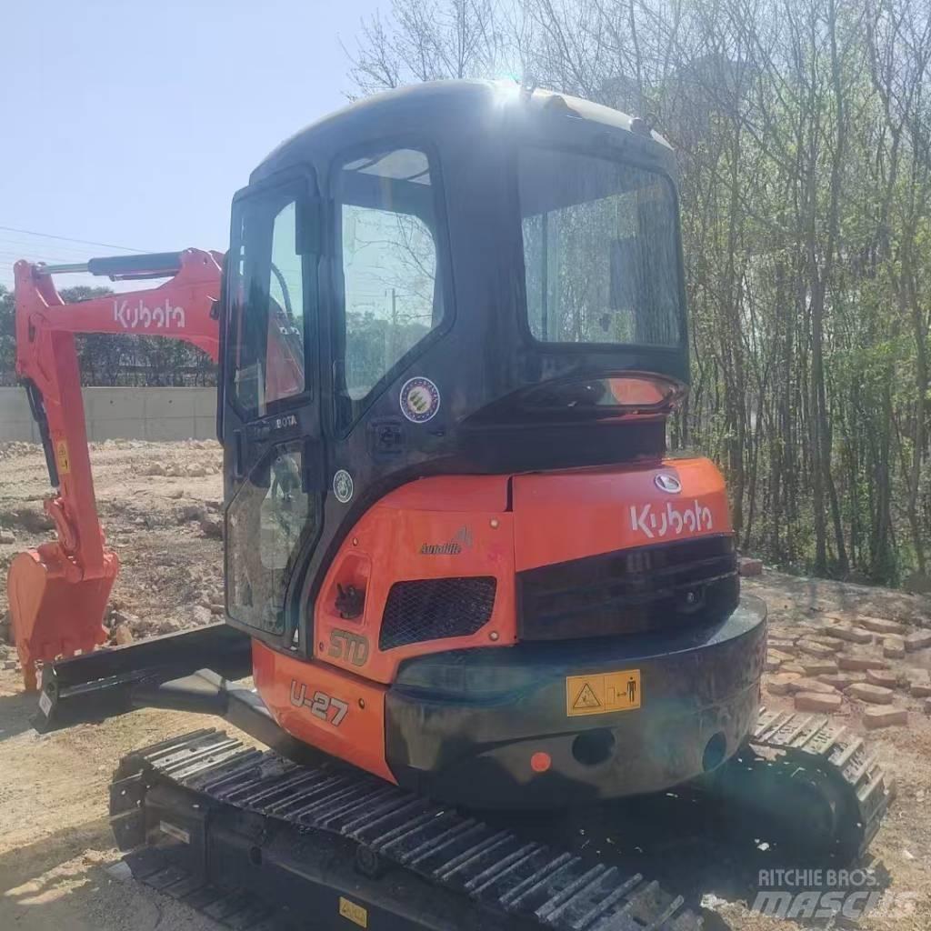 Kubota U 27 小型挖土機/掘鑿機<7t(小型挖掘機)