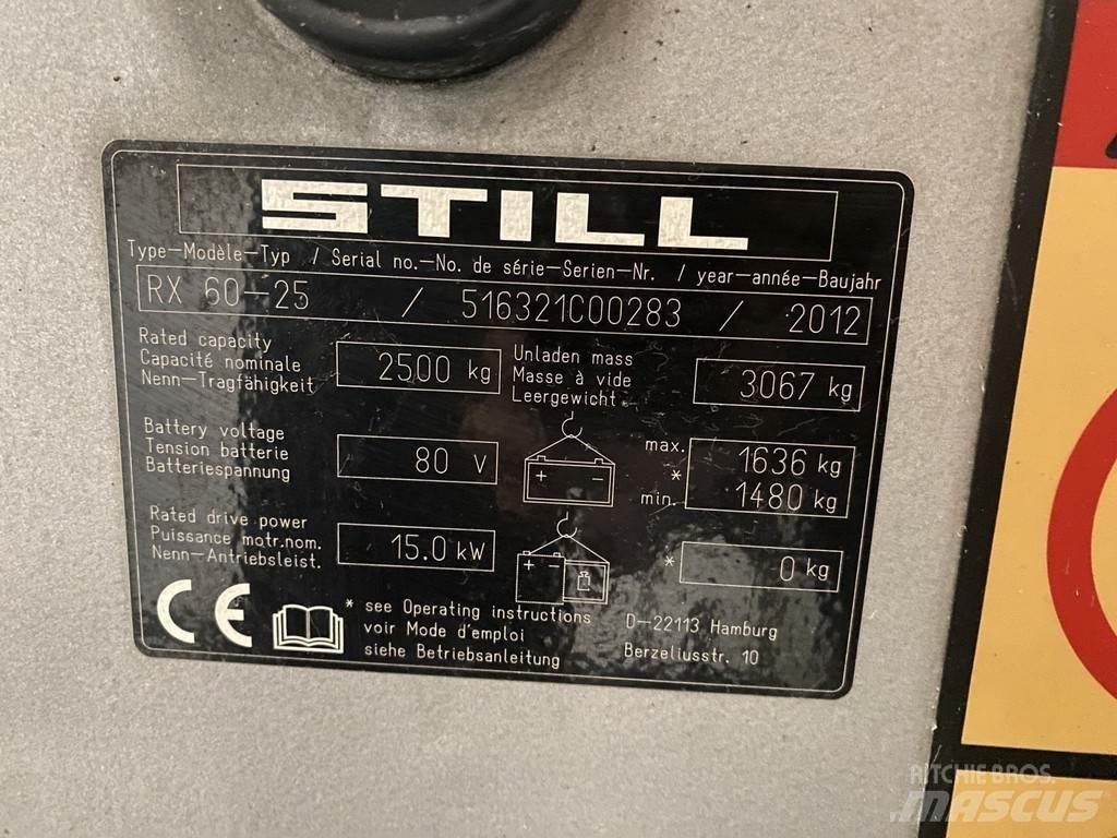 Still RX60-25 電動堆高機
