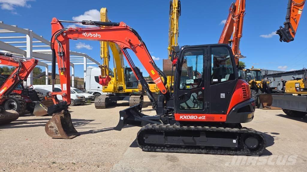 Kubota KX 080-4 中型挖土機/掘鑿機/挖掘機 7t-12t