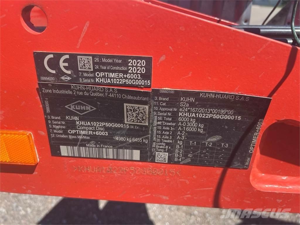Kuhn Optimer + 6003 其他農業機械