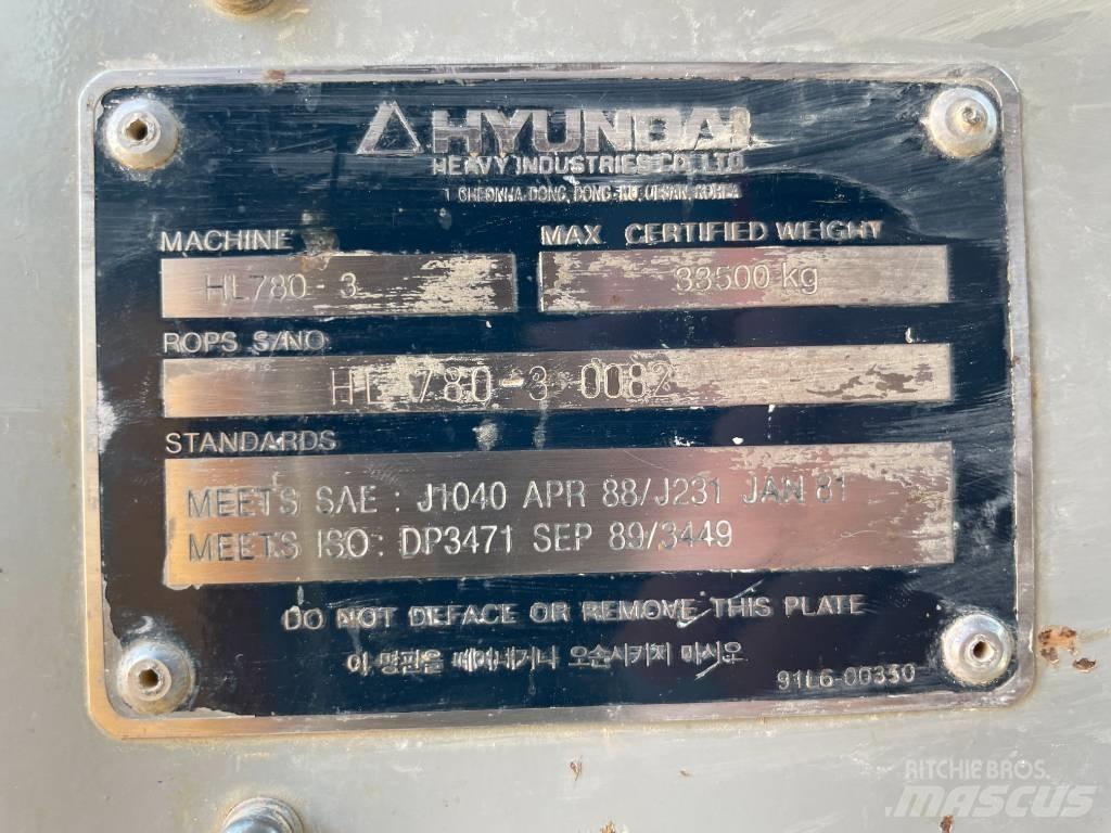 Hyundai HL 780-3 輪胎式裝載機