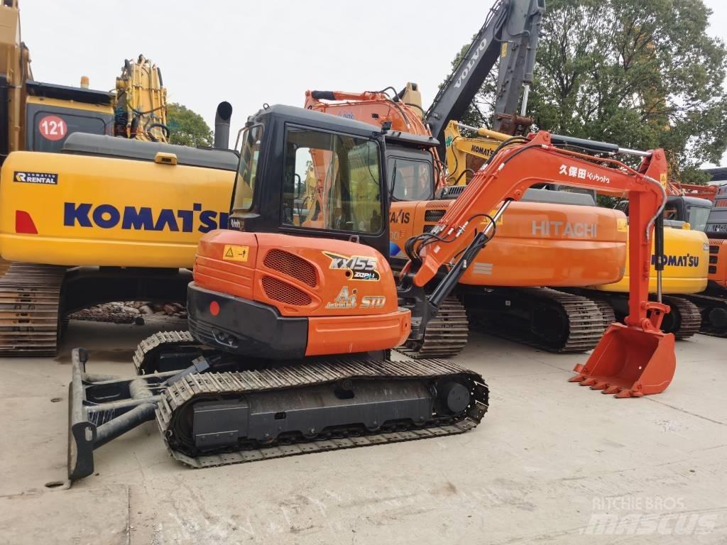 Kubota KX 155 小型挖土機/掘鑿機<7t(小型挖掘機)