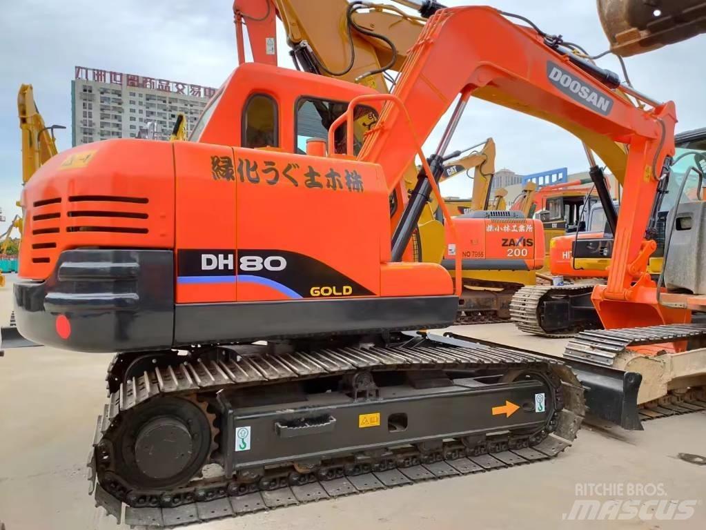 Doosan DH 80 中型挖土機/掘鑿機/挖掘機 7t-12t