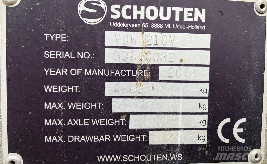 Schouten VDW 210 V 其他畜牧業機械和配件
