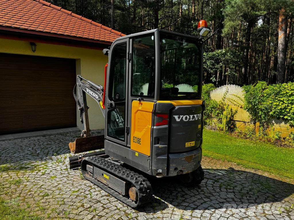 Volvo EC18E 小型挖土機/掘鑿機<7t(小型挖掘機)