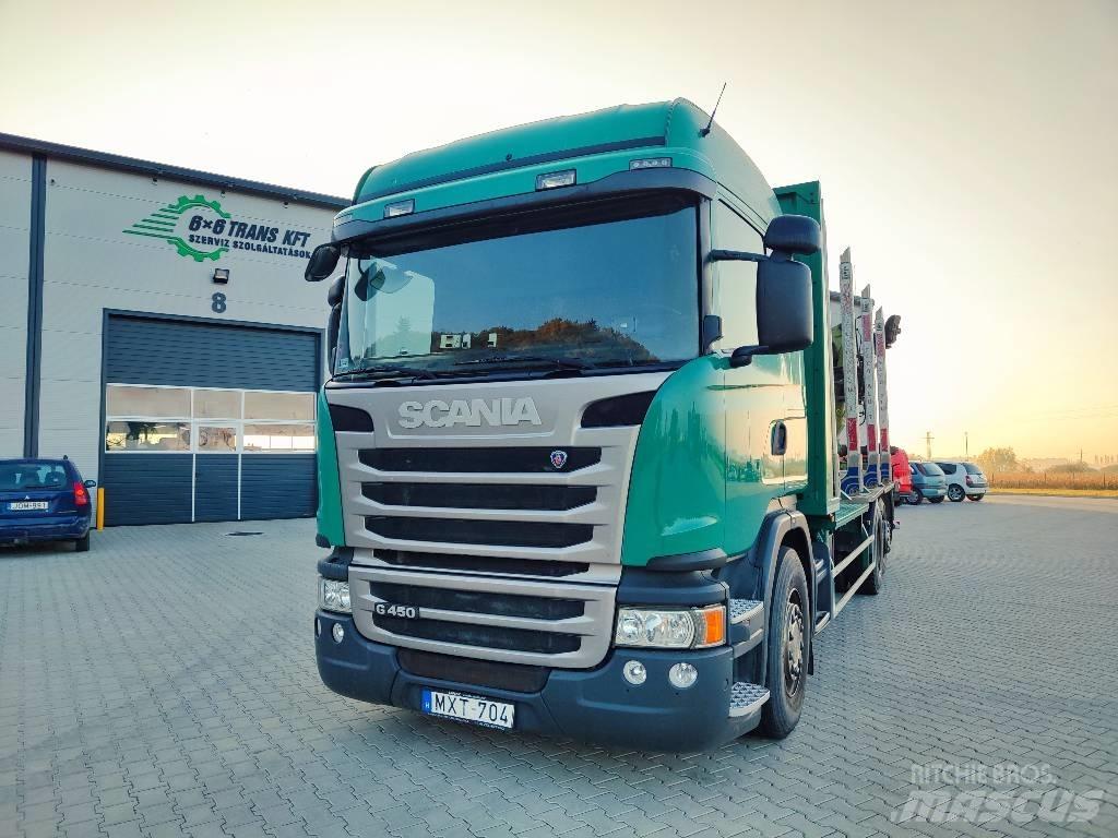 Scania G 450 木材貨車