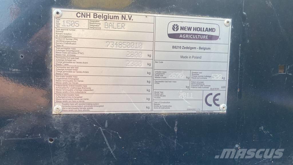 New Holland BR 7060 圓型牧草打包機
