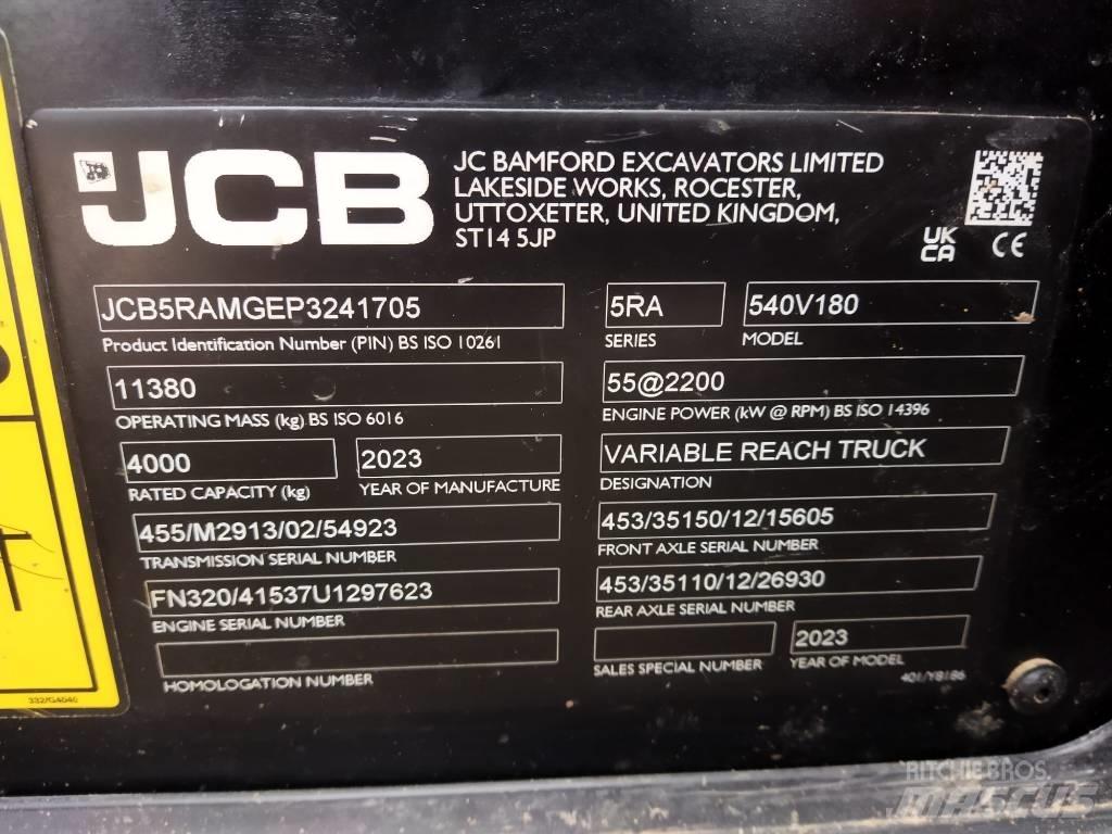 JCB 540.180 伸縮臂操作車