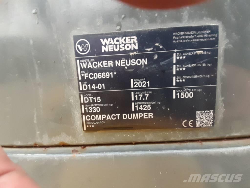 Wacker Neuson DT15 履帶式傾卸車/翻斗車