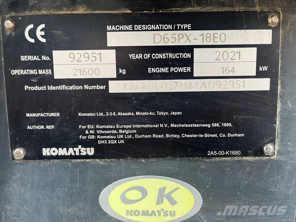 Komatsu D65PX-18E0 履帶推土機