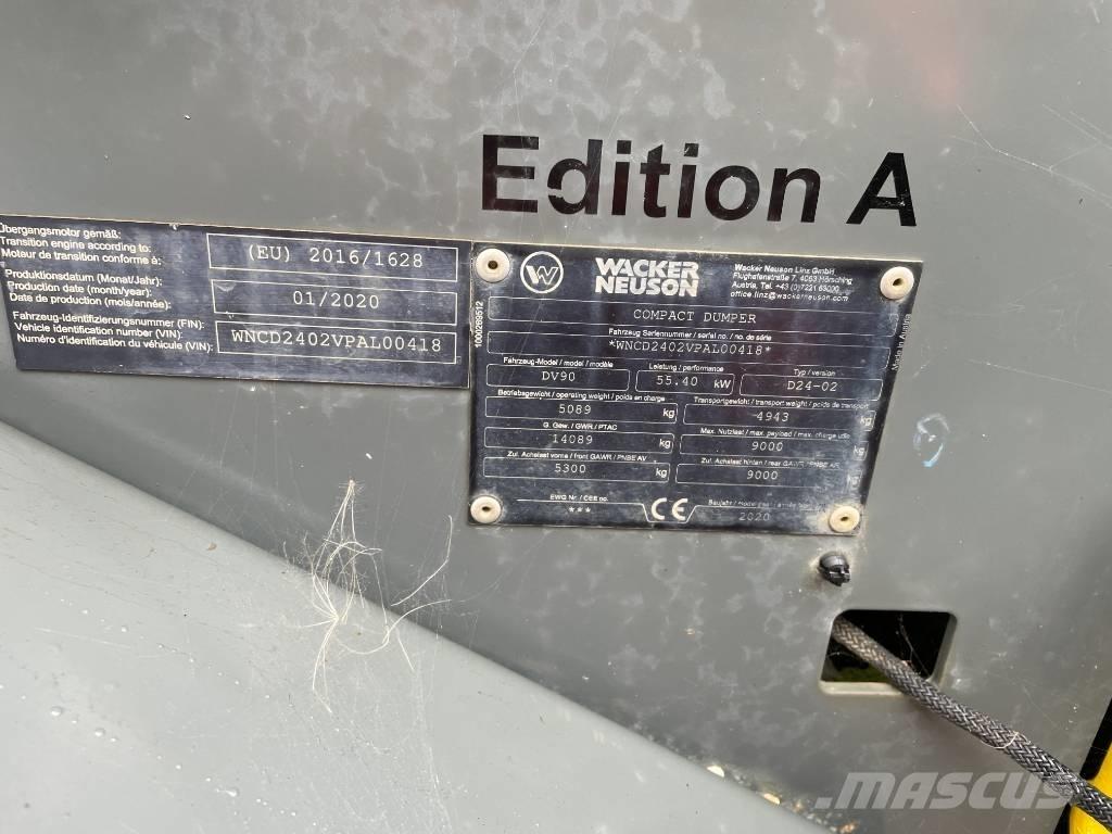Wacker Neuson DV 90 側卸礦車