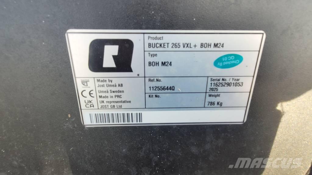 Quicke VXL+ 265 前端裝載機配件