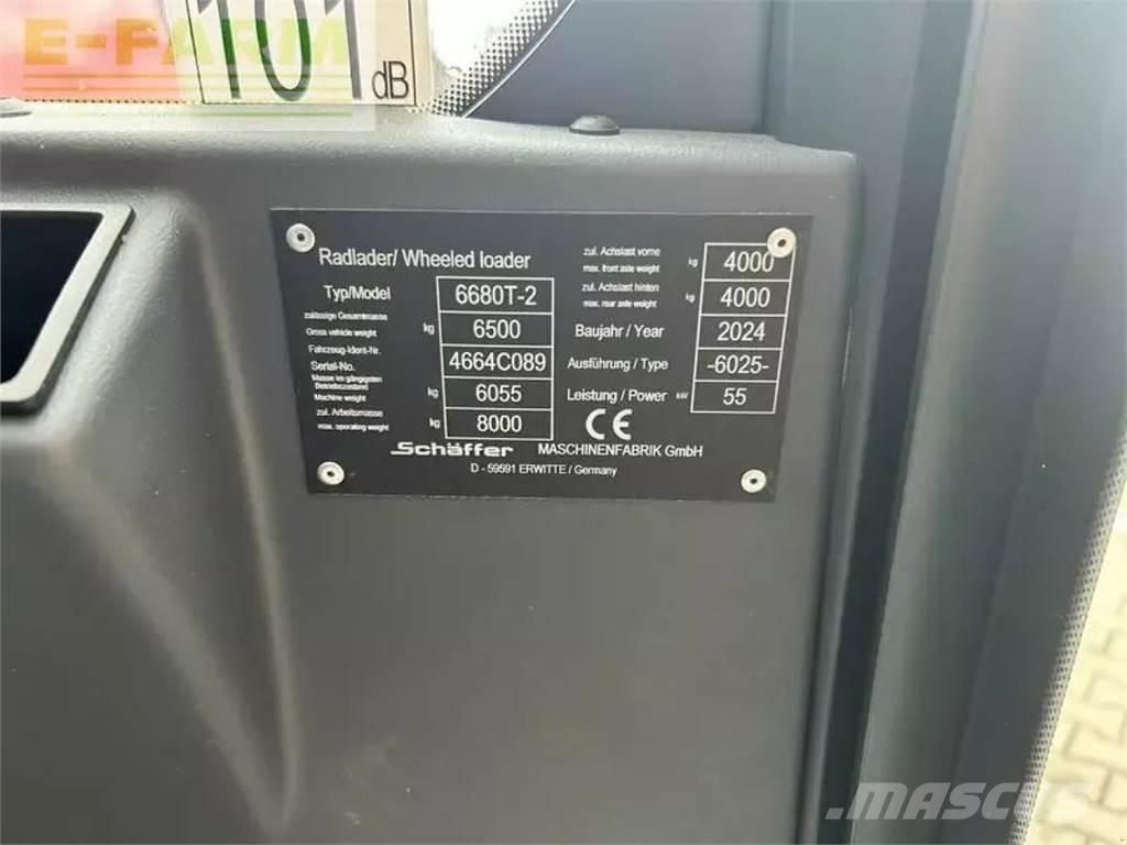 Schäffer 6680 t-2 小型挖土機/掘鑿機<7t(小型挖掘機)