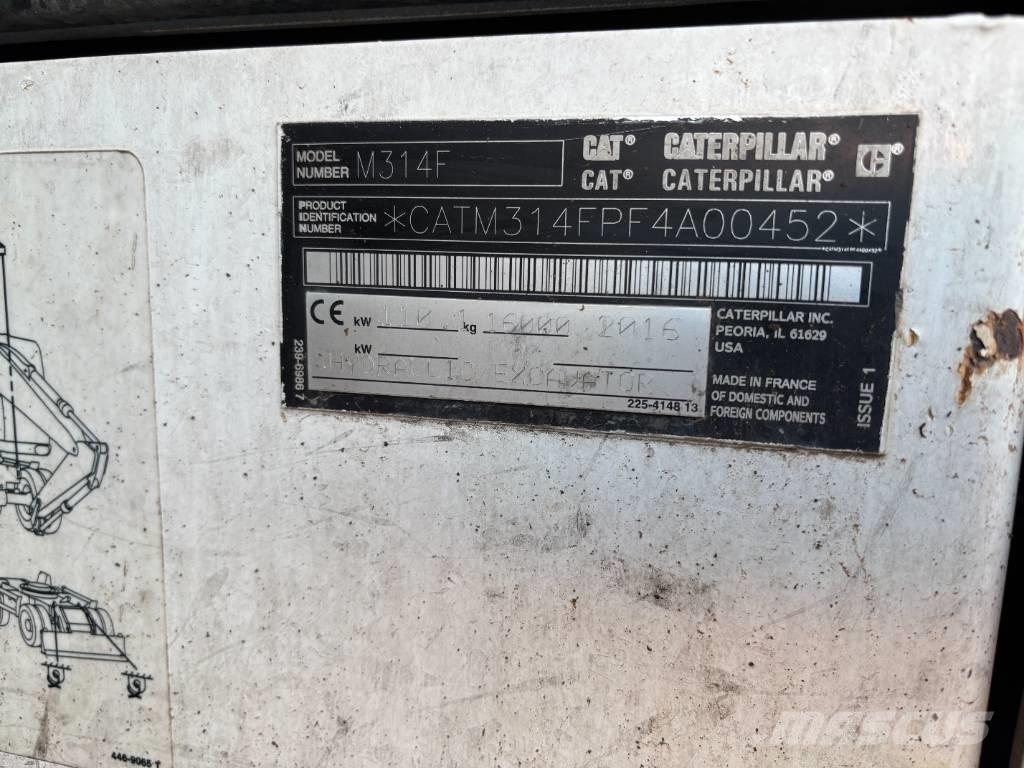 CAT m314f 旋轉式挖土機/掘鑿機/挖掘機