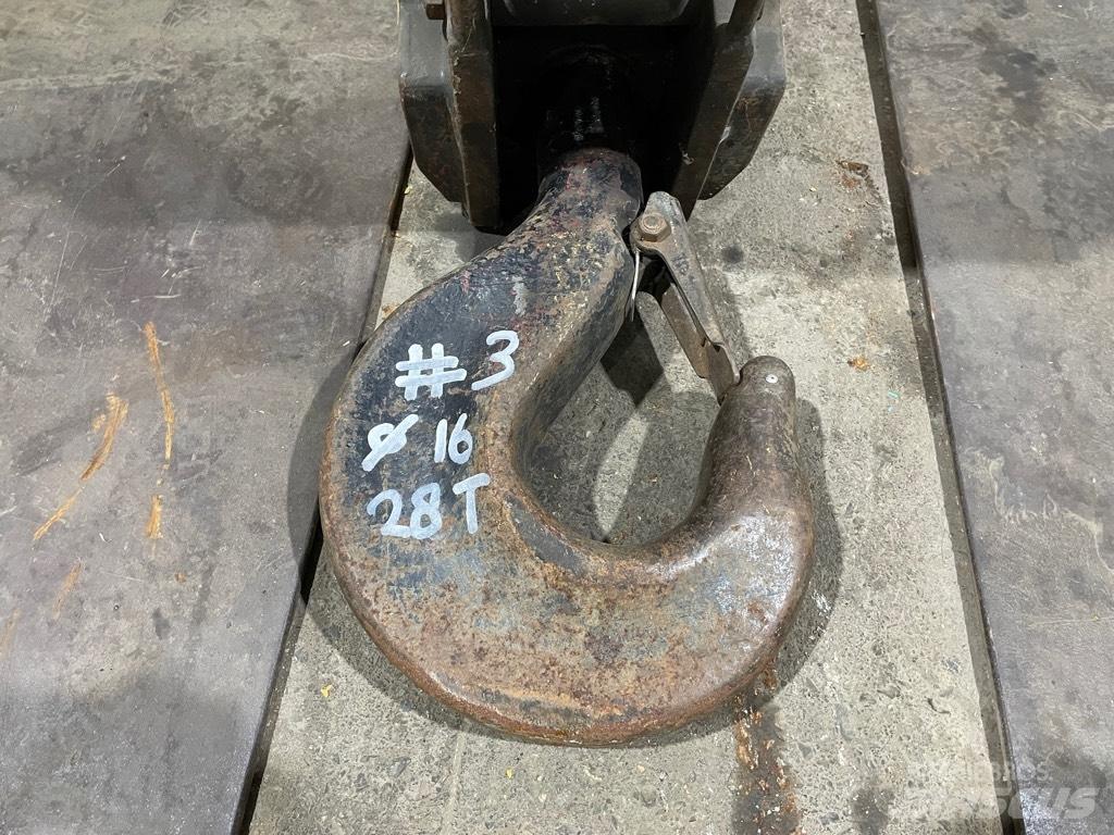 Krupp hookblock 28T 起重機組件和設備