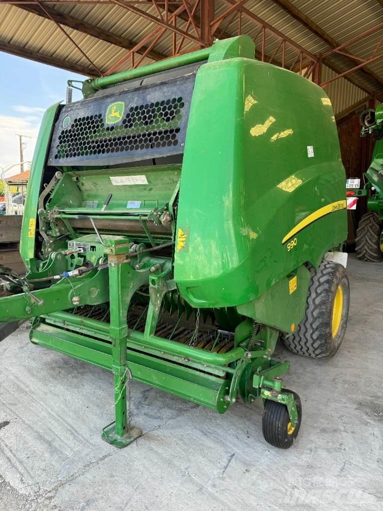 John Deere 990 圓型牧草打包機