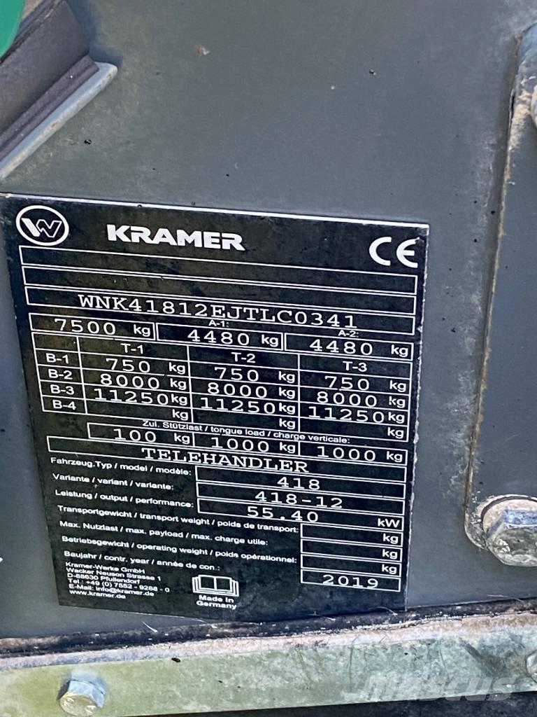 Kramer KT 276 農業用伸縮臂裝載機
