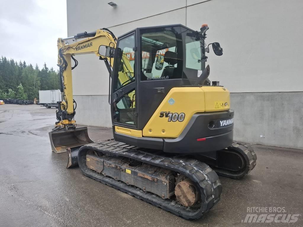 Yanmar SV 100-2A 中型挖土機/掘鑿機/挖掘機 7t-12t