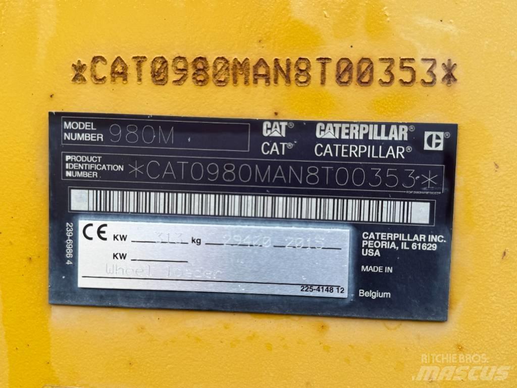 CAT 980 M 輪胎式裝載機