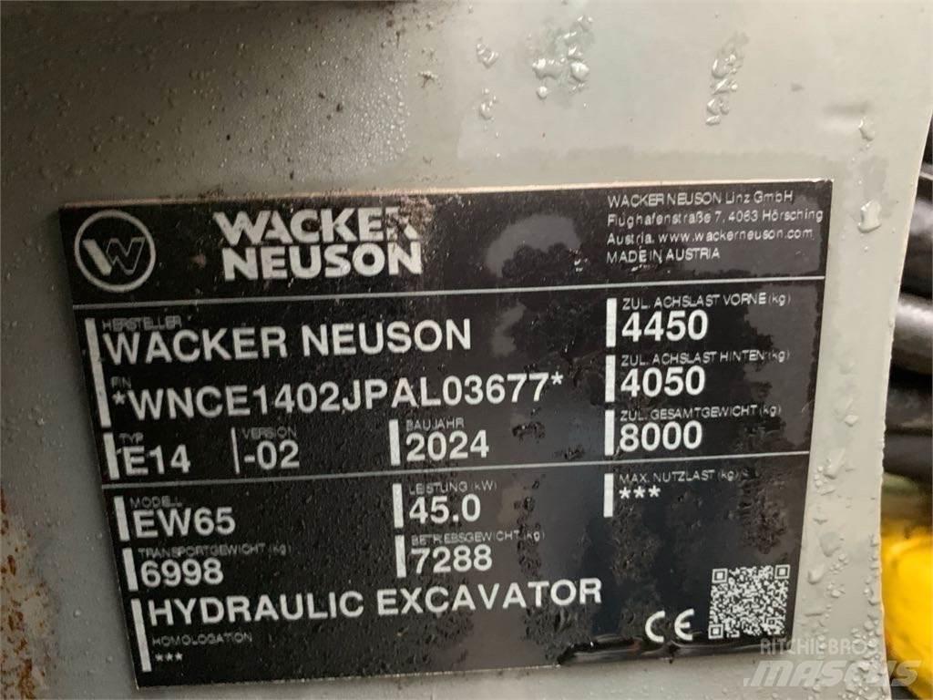Wacker Neuson EW65 旋轉式挖土機/掘鑿機/挖掘機