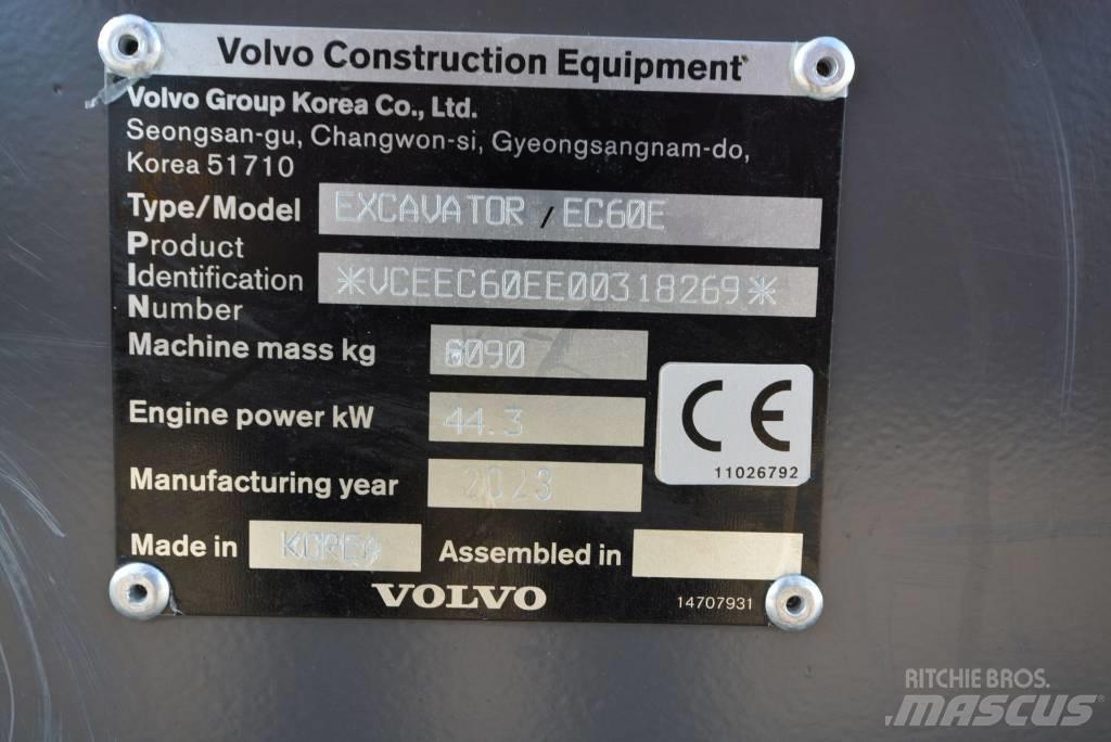 Volvo EC 60 E 小型挖土機/掘鑿機<7t(小型挖掘機)