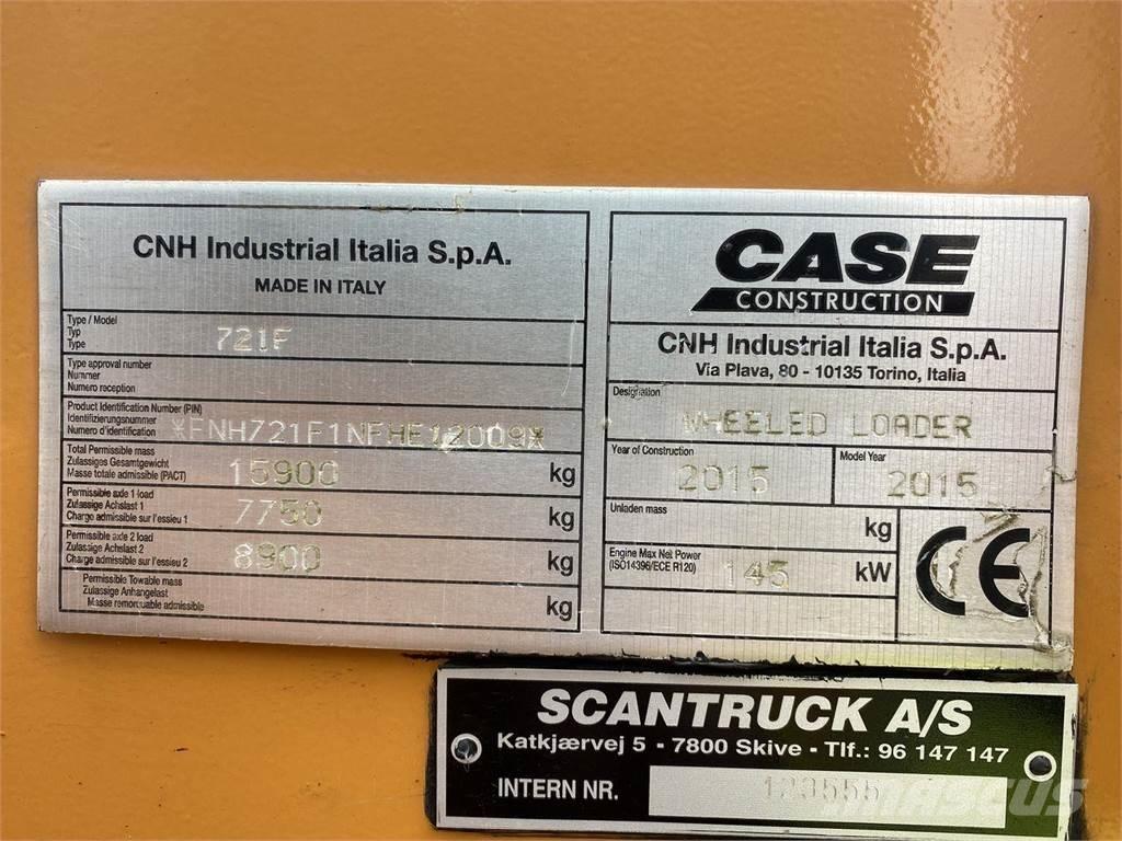 CASE 721F 輪胎式裝載機