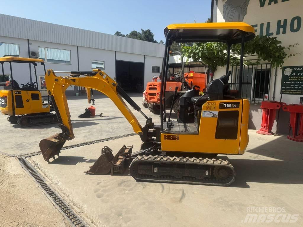 JCB 16 C-1, 740h 小型挖土機/掘鑿機<7t(小型挖掘機)