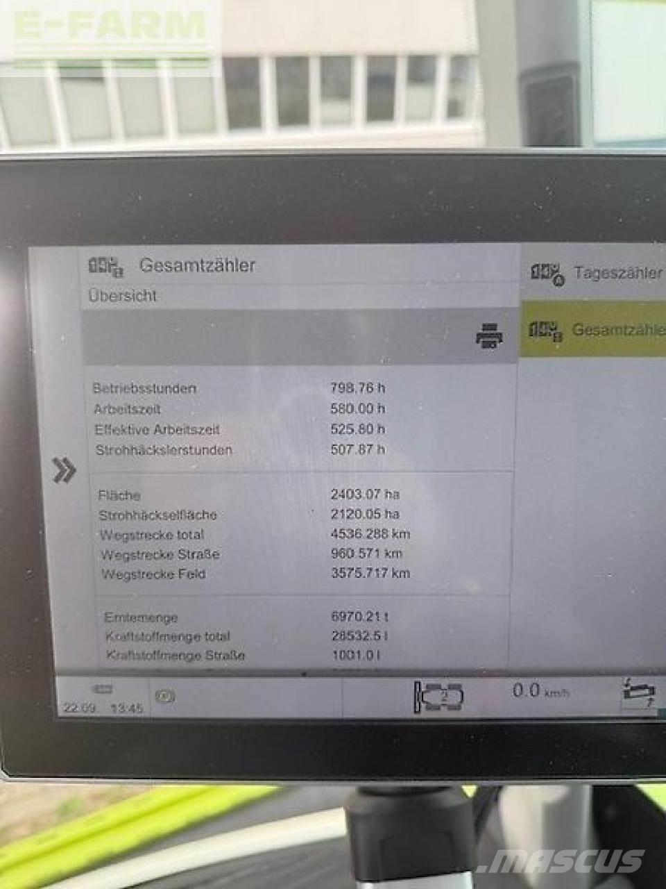 CLAAS lexion 7500 聯合收穫機
