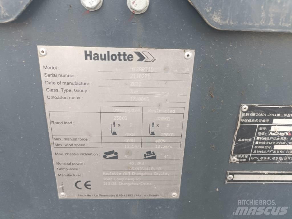 Haulotte HT28RTJO 伸縮臂高空作業車