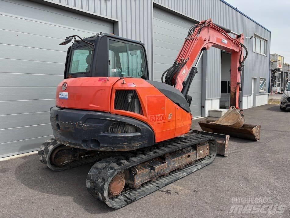 Kubota KX 080-4 中型挖土機/掘鑿機/挖掘機 7t-12t