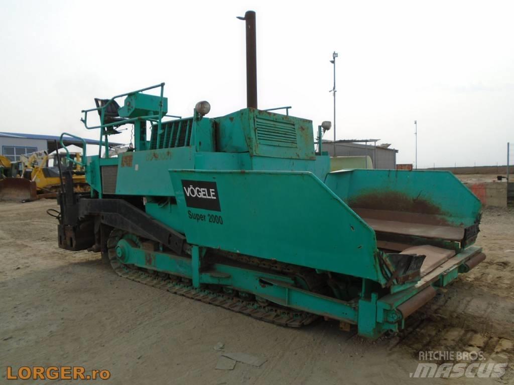 Vögele Super 2000 瀝青攤舖機/鋪路機