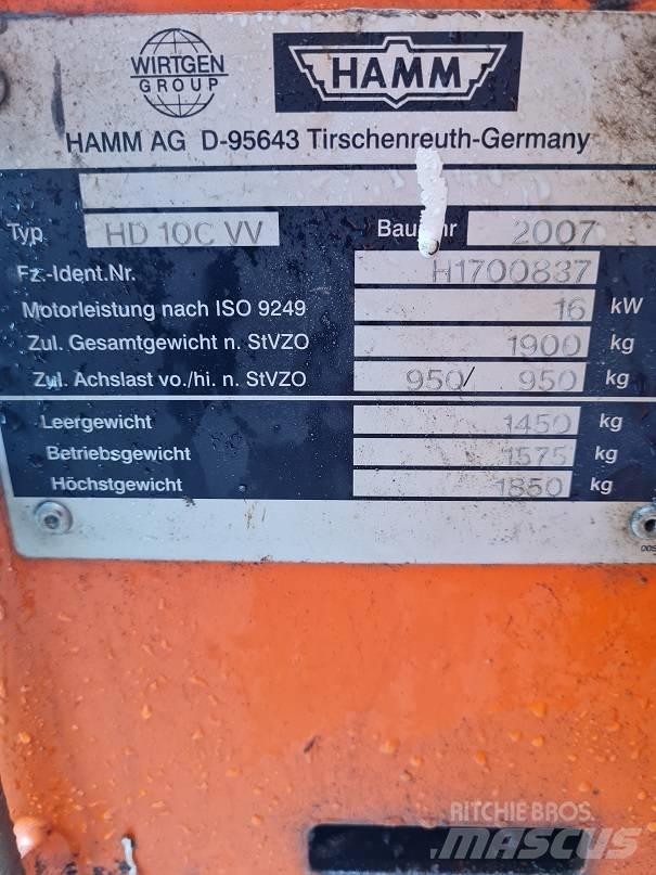 Hamm HD 10 C W 雙輪滾壓機