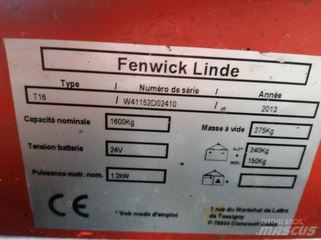Linde T16 低架升降機