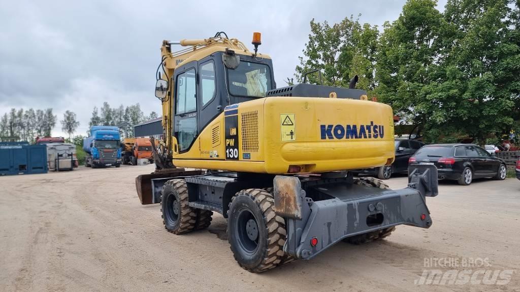 Komatsu PW 130-7K 旋轉式挖土機/掘鑿機/挖掘機
