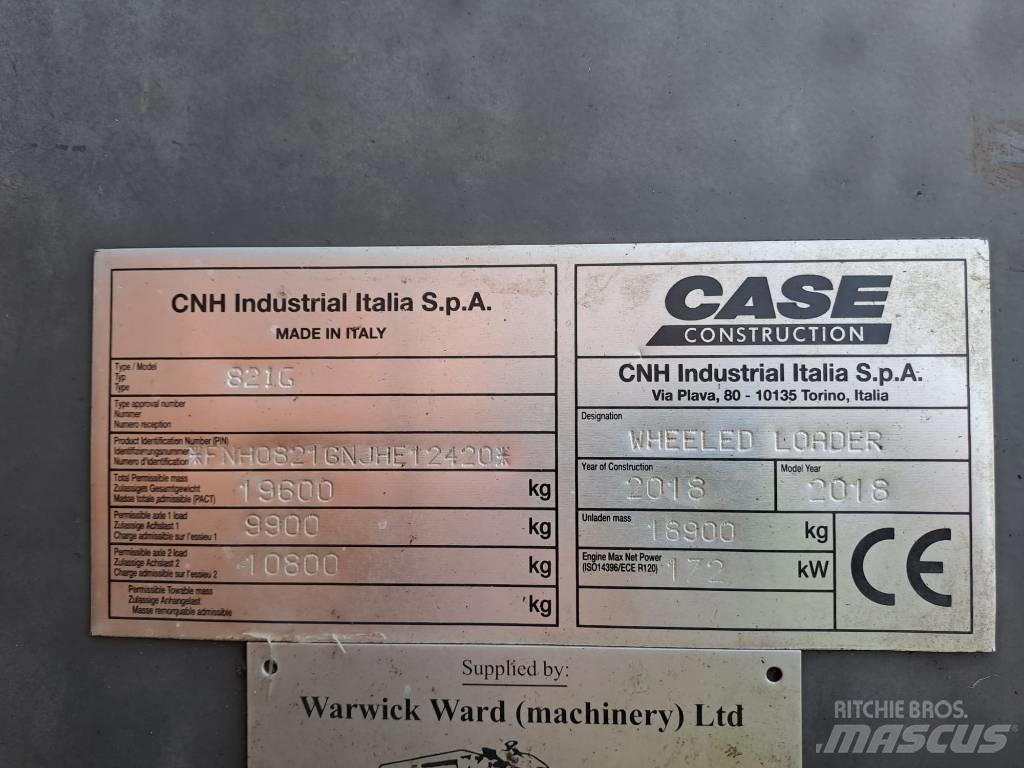 CASE 821GXR 輪胎式裝載機