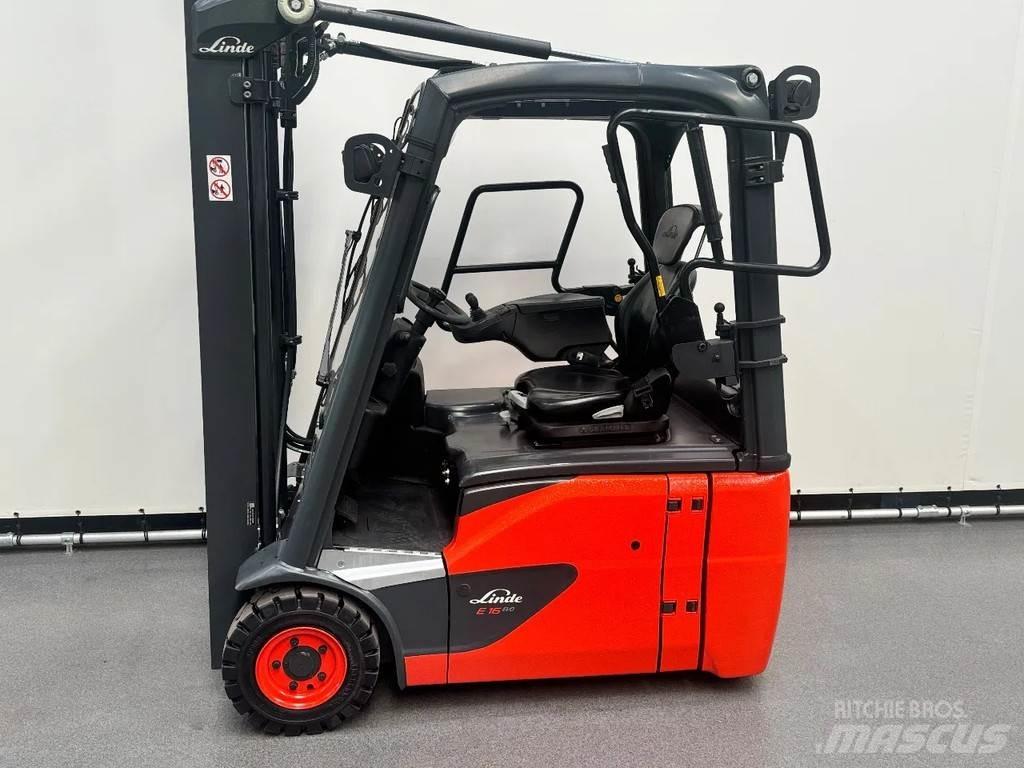 Linde 386 E 16-02 電動堆高機