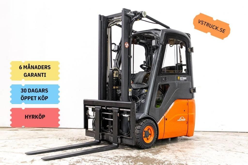 Linde E 16 電動堆高機