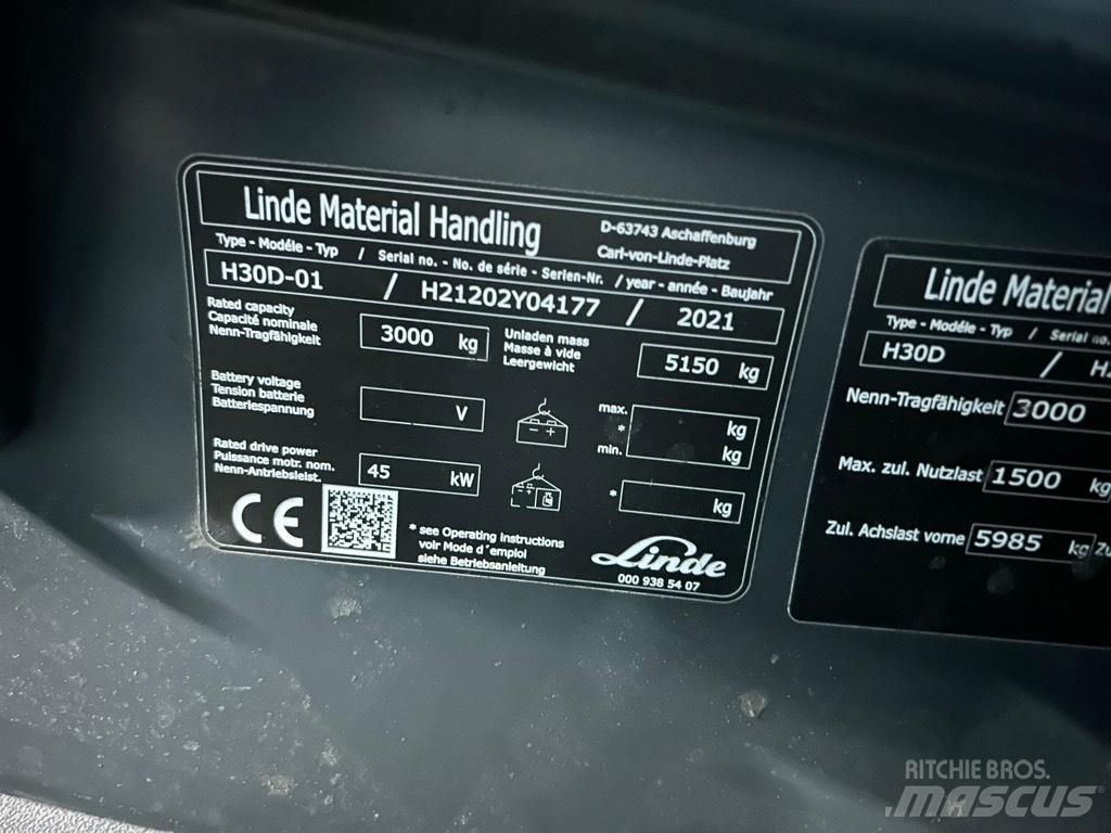 Linde H30D/1202 柴油卡車