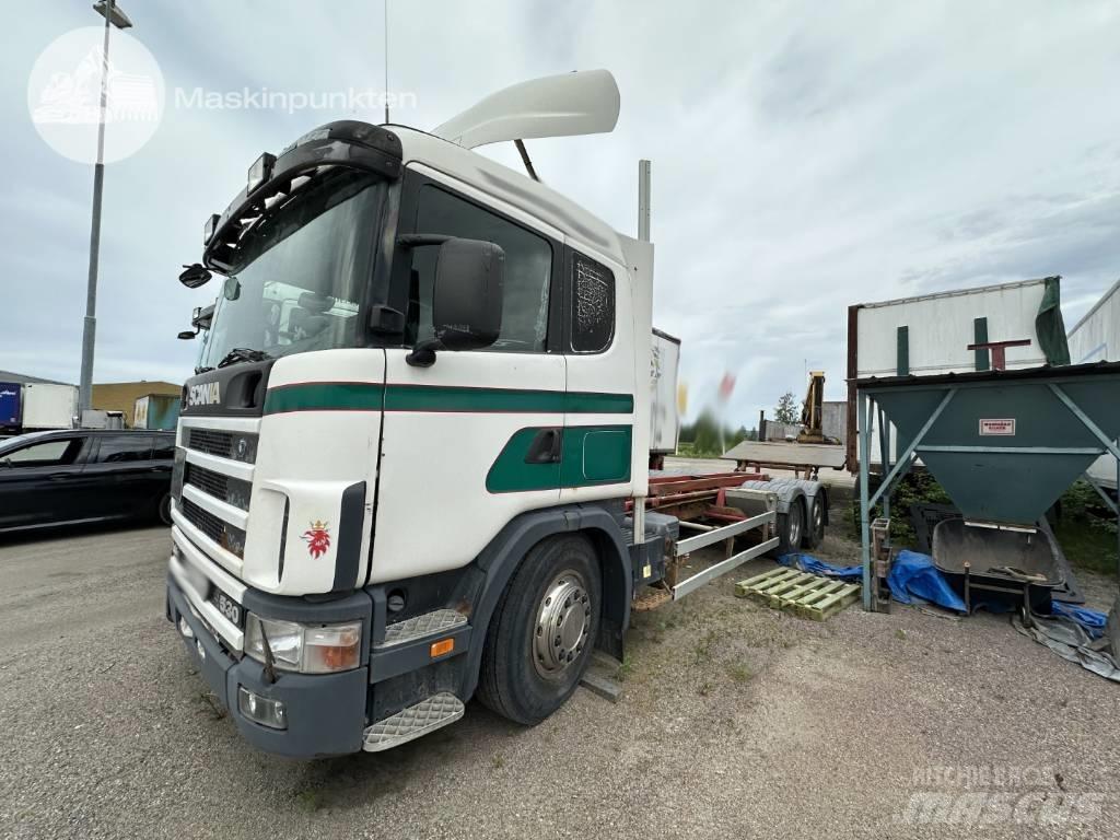 Scania R 124 LB 貨櫃框架卡車