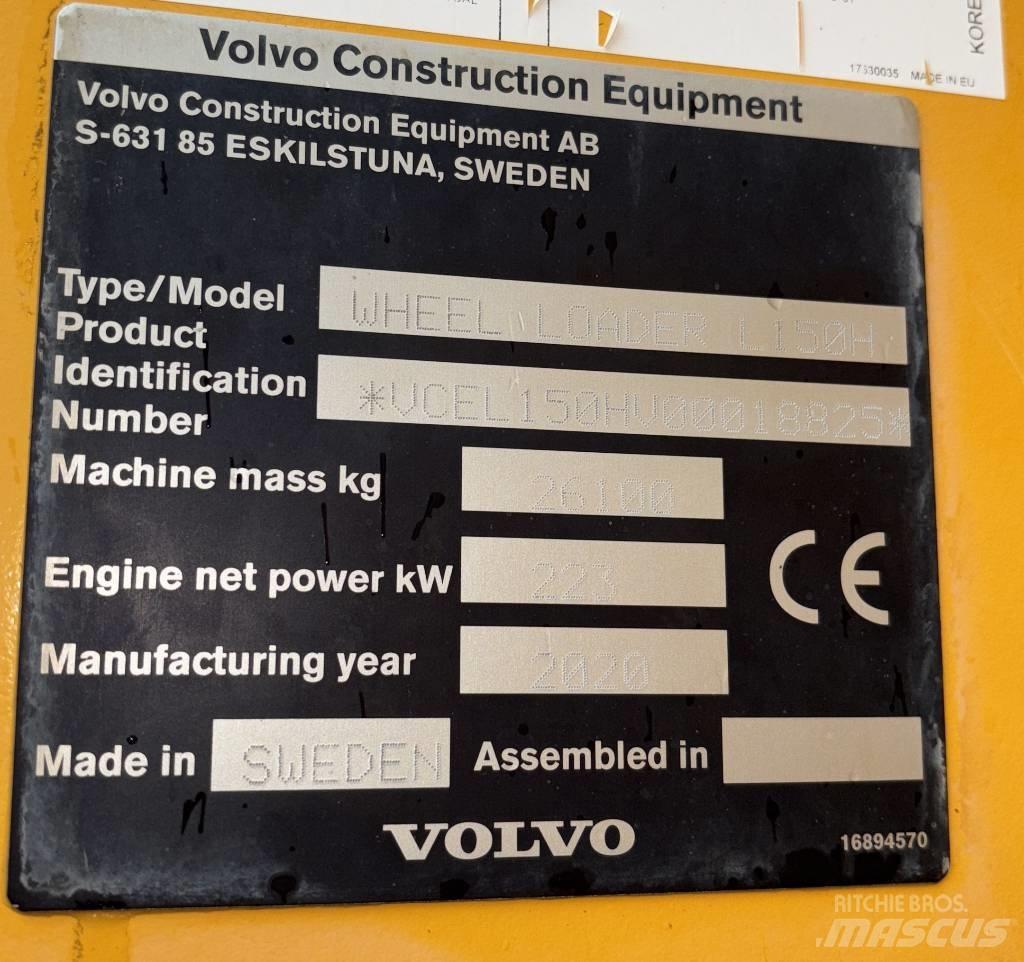 Volvo Radlader L150H 輪胎式裝載機