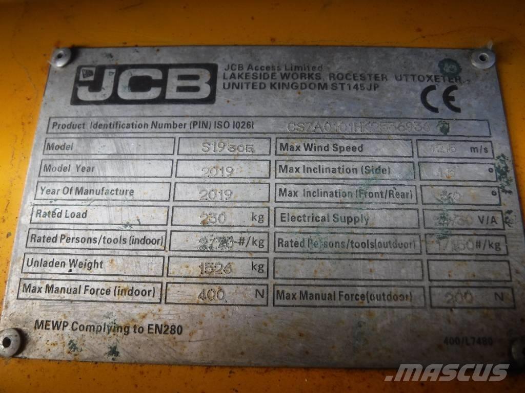 JCB S 1930 E 剪式升降機