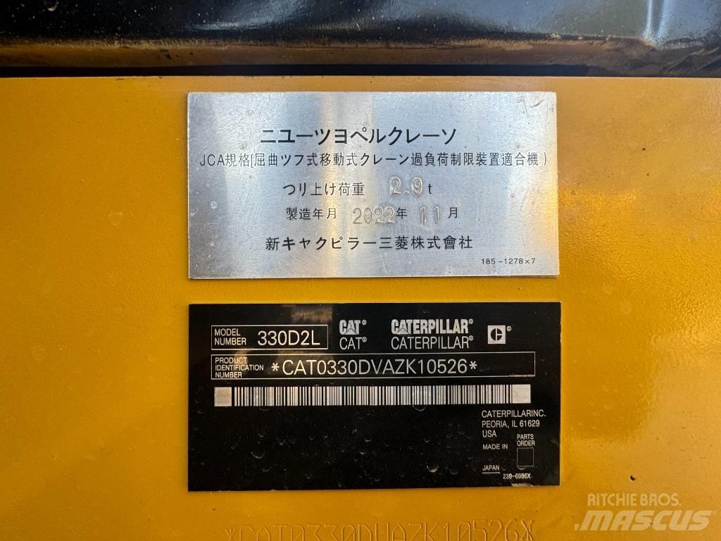 CAT 330D2L 履帶式 挖土機/掘鑿機/挖掘機
