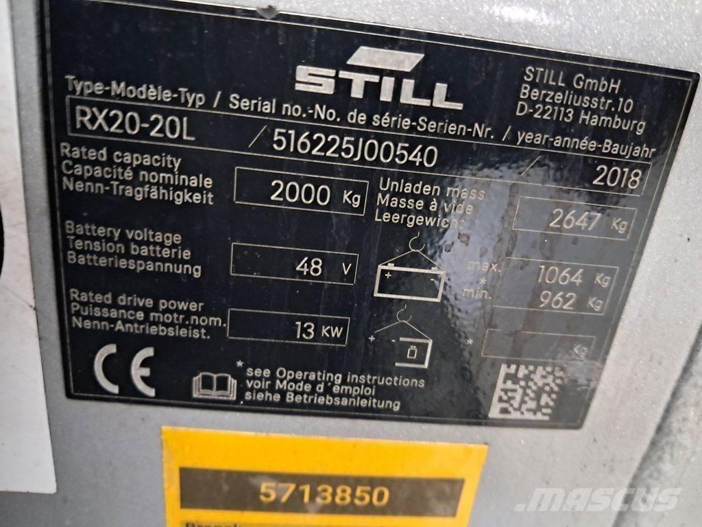 Still RX20-20L 電動堆高機