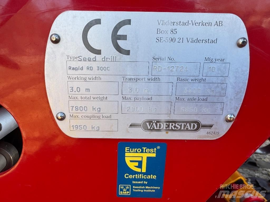 Väderstad Rapid 300C 組合鑽