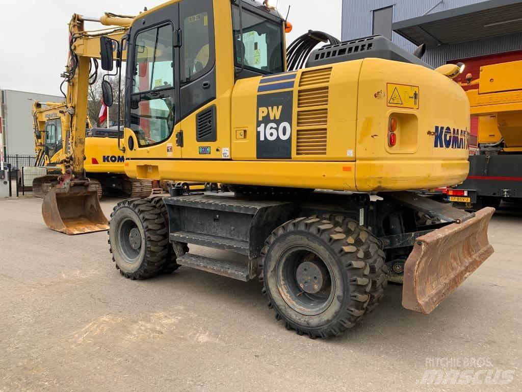 Komatsu PW 160 旋轉式挖土機/掘鑿機/挖掘機