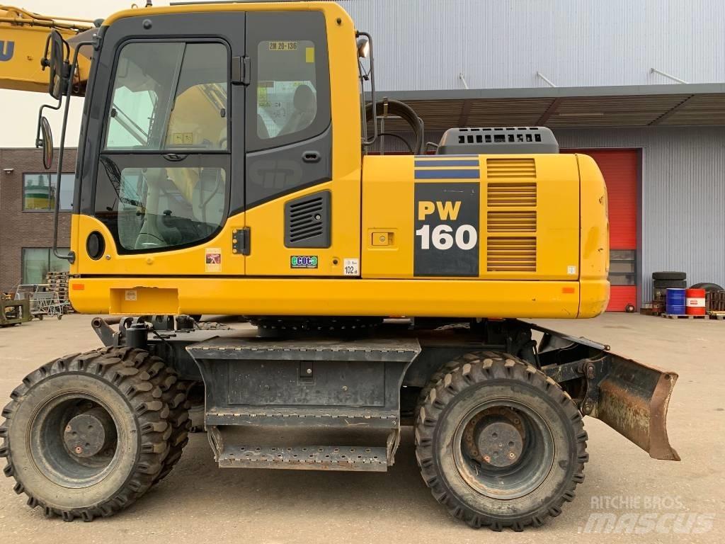Komatsu PW 160 旋轉式挖土機/掘鑿機/挖掘機