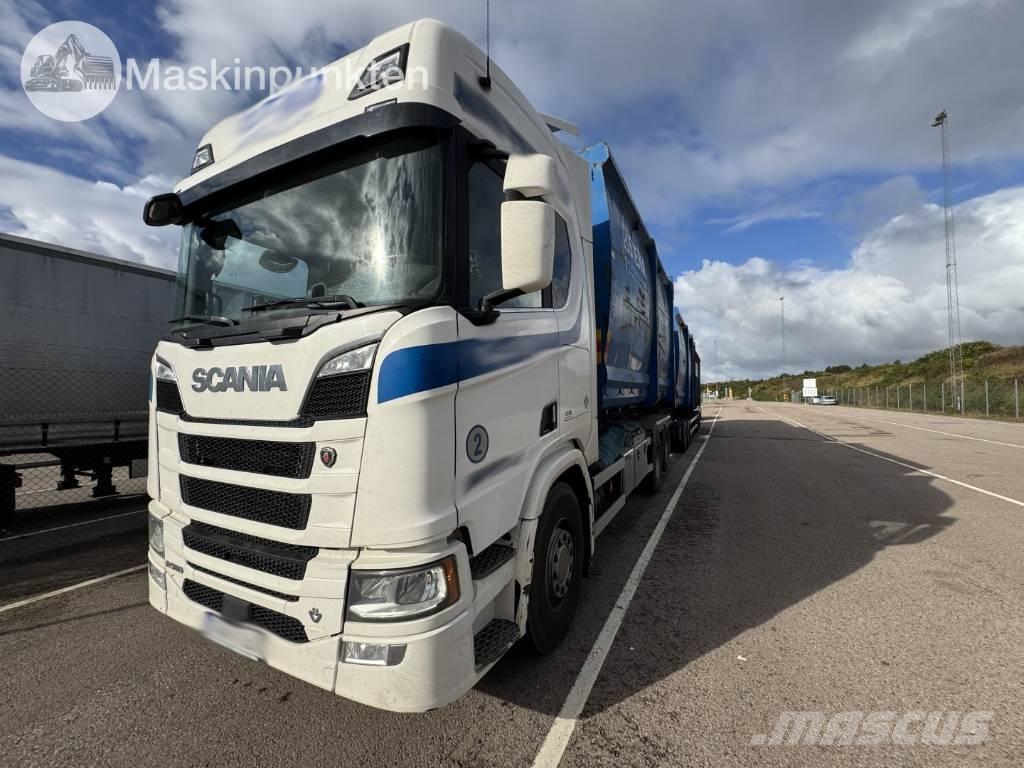Scania R 580 EKIPAGE 吊鉤式起重車