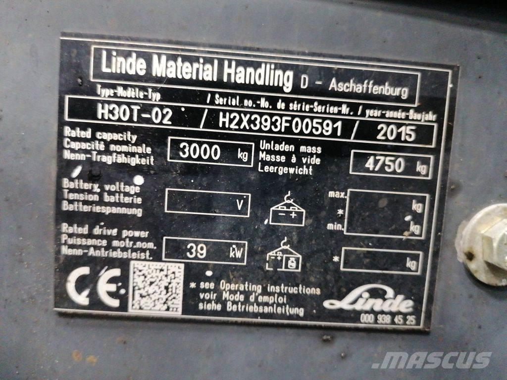 Linde H30T-02 液化石油氣LPG卡車