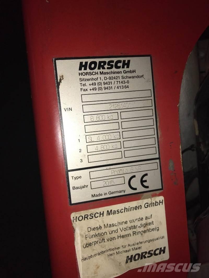 Horsch Pronto 6  KR 組合鑽