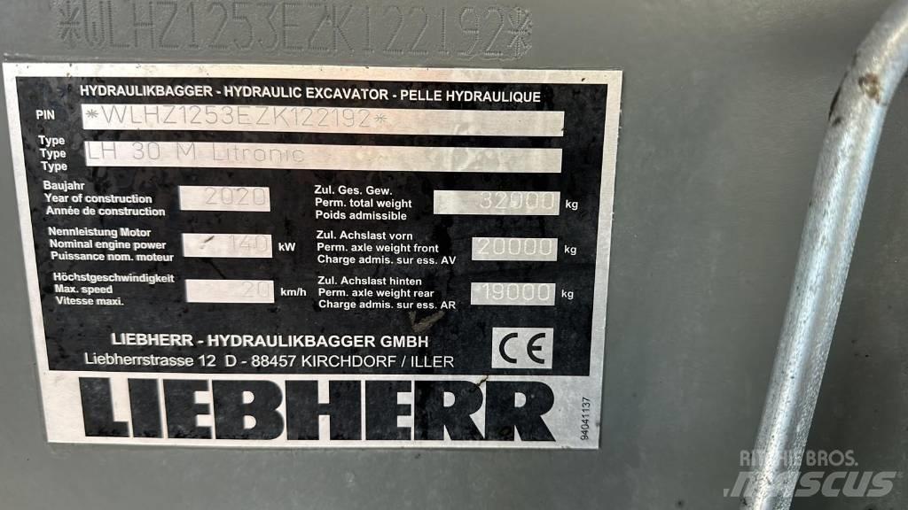 Liebherr LH 30 M 廢棄物/工業用操作車